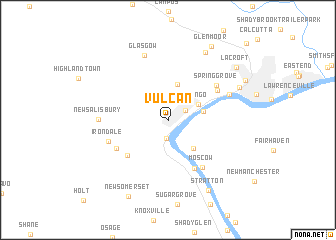 map of Vulcan