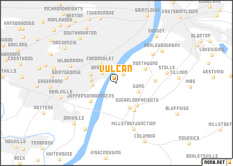 map of Vulcan