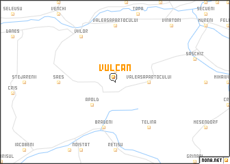 map of Vulcan