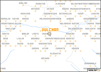 map of Vŭlchan