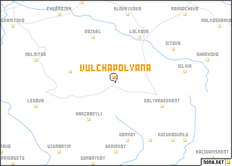 map of Vŭlcha Polyana