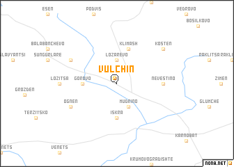 map of Vŭlchin