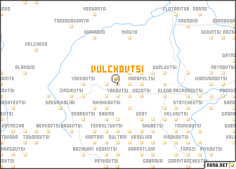 map of Vŭlchovtsi