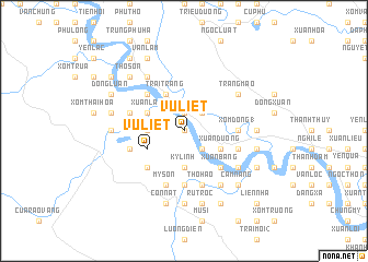 map of Vũ Liêt