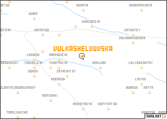 map of Vulʼka Shelʼvuvska