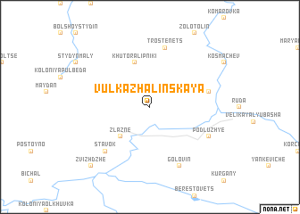 map of Vulʼka Zhalinskaya