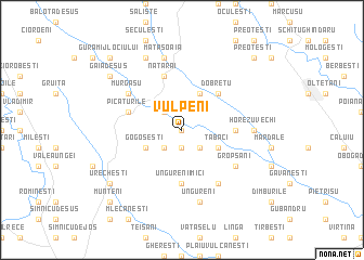 map of Vulpeni