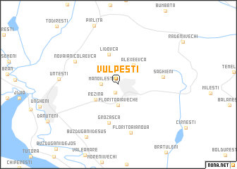 map of Vulpeşti