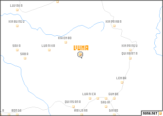 map of Vuma