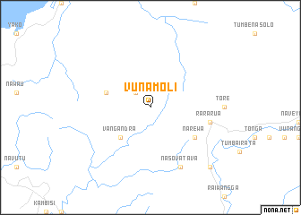 map of Vunamoli