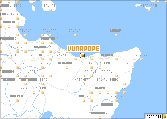 map of Vunapope