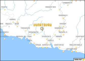 map of Vunatovau