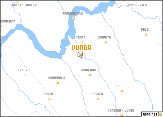 map of Vunda