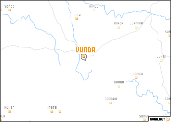 map of Vunda