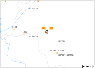 map of Vunda