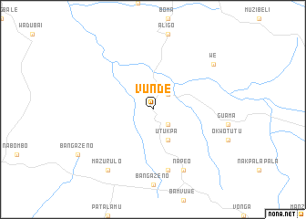 map of Vunde