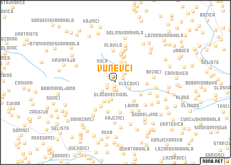 map of Vunevci