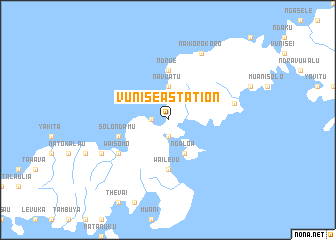 map of Vunisea Station