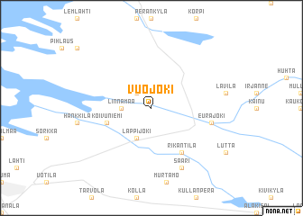 map of Vuojoki
