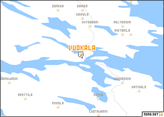 map of Vuokala