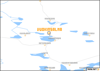 map of Vuokinsal\