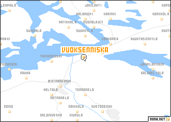 map of Vuoksenniska