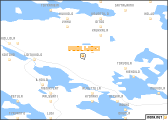 map of Vuolijoki