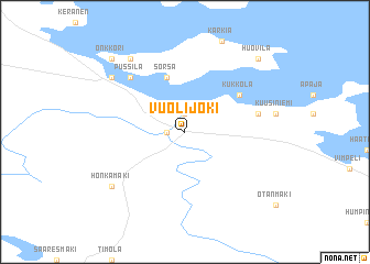 map of Vuolijoki