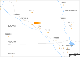 map of Vuolle