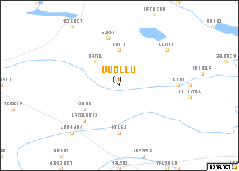 map of Vuollu