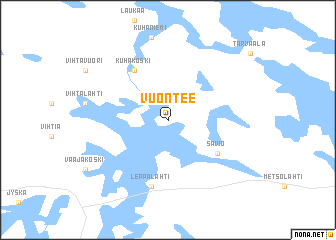 map of Vuontee