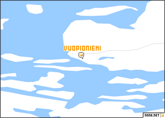 map of Vuopioniemi