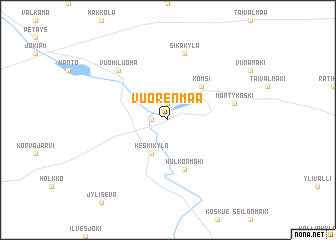 map of Vuorenmaa