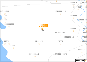 map of Vuori