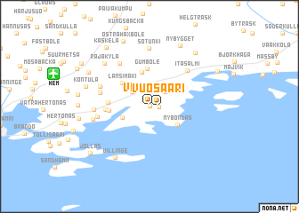 map of Vuosaari
