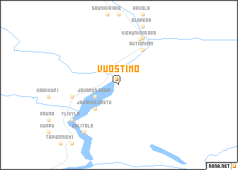 map of Vuostimo