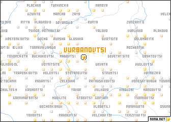 map of Vŭrbanovtsi