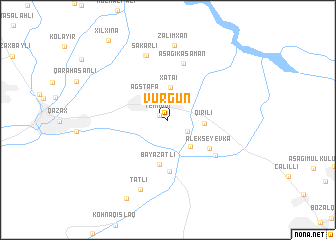map of Vurğun