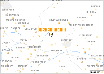 map of Vurman-Koshki