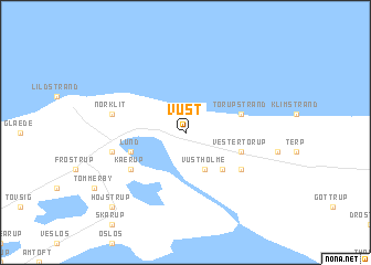 map of Vust