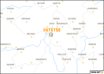 map of Vutetse