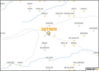 map of Vutnēni