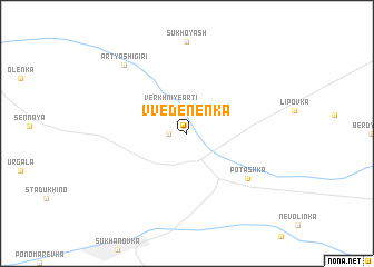 map of Vvedenenka