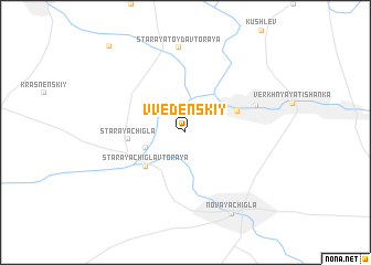 map of Vvedenskiy