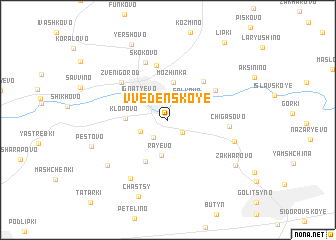 map of Vvedenskoye