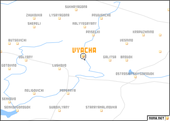 map of Vyacha