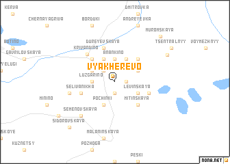map of Vyakherevo