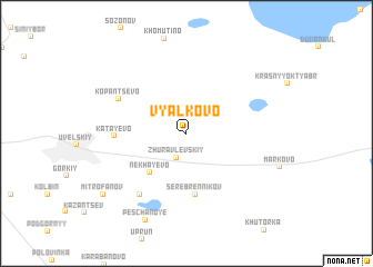 map of Vyalkovo