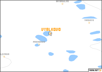 map of V\