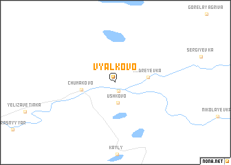 map of Vyalkovo